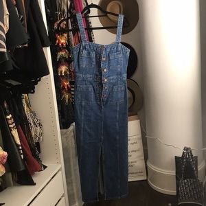 madewell denim midi dress